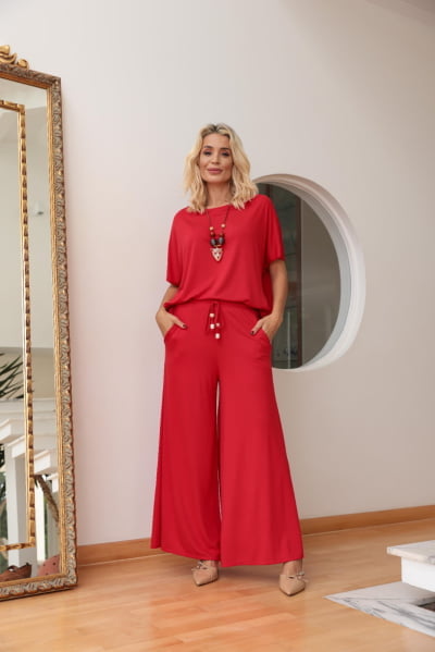 Conjunto em Malha Vicenza Bella Vermelho