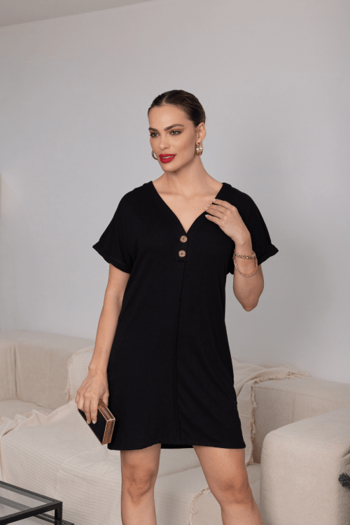 Vestido Pâmela  Preto