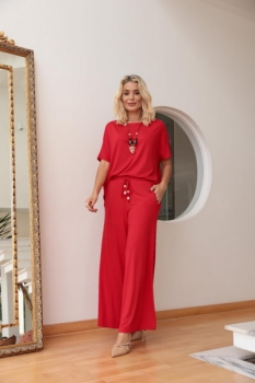 Conjunto em Malha Vicenza Bella Vermelho