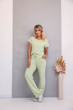 Conjunto Comfy style verão verde menta