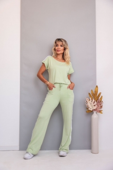 Conjunto Comfy style verão verde menta